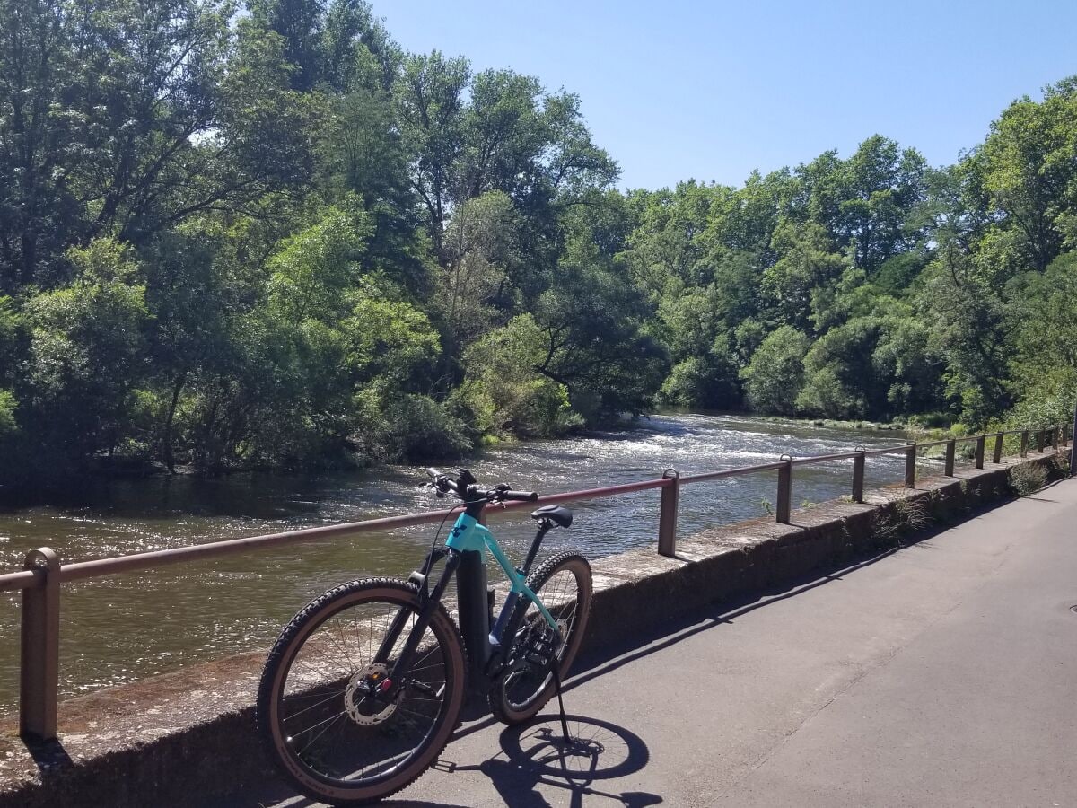 Radeln auf dem Nahe- Radweg