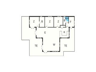 Casa per le vacanze Vejby Strand Pianta del piano 47