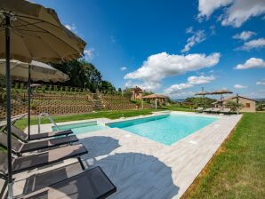 Provinzielle Villa in Cortona mit Pool - Riccio - image1