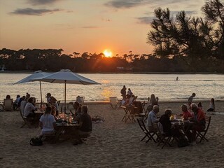 Hossegor - Sonnenuntergang am See