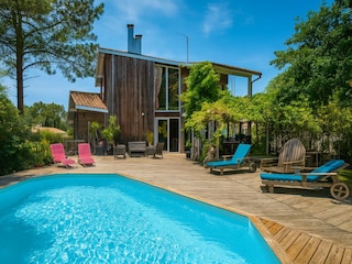 Ferienhaus H35 in Capbreton: Pool