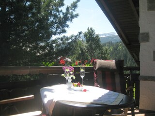 Blick vom Balkon Richtung Ifen