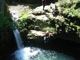 Canyoning Schwarzwasserbach
