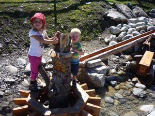 Burmiwasser auf der Kanzelwand