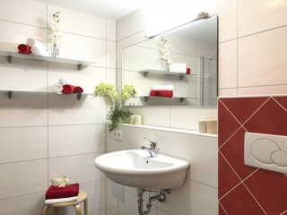 Teilansicht Duschbad, Fewo III