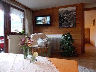 Teilansicht Wohnraum, Fewo III