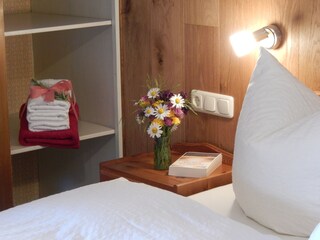 Teilansicht Schlafzimmer, Fewo III