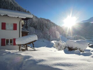 Hausansicht Winter
