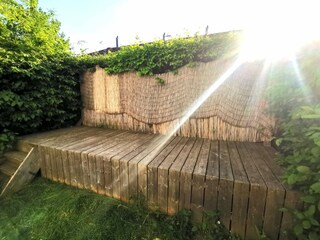 private Yoga Deck in the garden