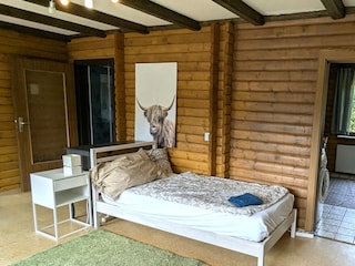 Schlafmöglichkeit im WZ