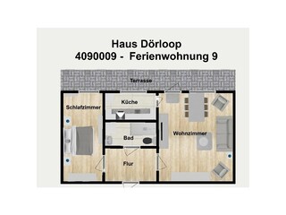 Vakantieappartement Borkum Buitenaudio-opname 3