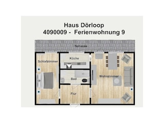 Vakantieappartement Borkum Buitenaudio-opname 5