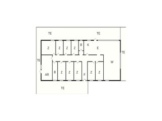 Vakantiehuis Vester Husby Grondplan 50