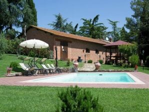 Maison de vacances 6 personnes avec piscine privée à Cortona - Foiano della Chiana - image1