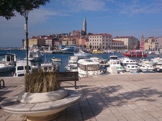 Rovinj mit Blick auf die Kirche der heiligen Euphemia
