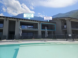Apartamento de vacaciones Colico Grabación al aire libre 7