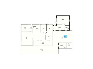 Maison de vacances Vaeggerløse Plan d'étage 56