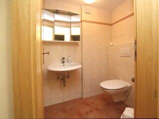 Badezimmer im Souterrain