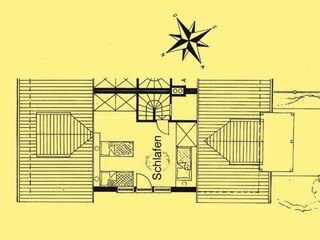 Grundriss Spitzboden