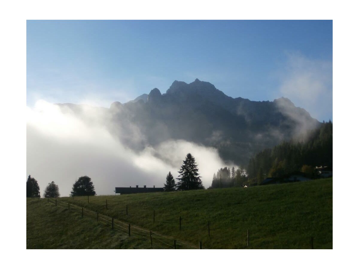 02 Blick auf den Loferer Steinberg im Sommer