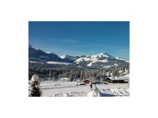 Ausblick Richtung Kitzbüheler Horn Winter