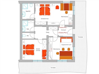 Wohnung 0+1