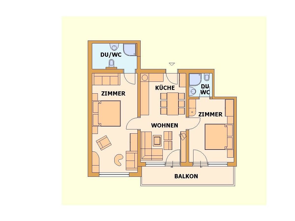 Grundriss Ferienwohnung 5