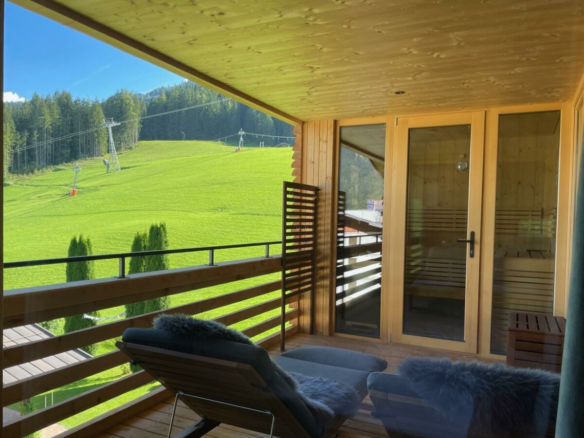 Loggia mit privater Sauna