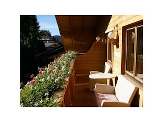 Balkon im Sommer
