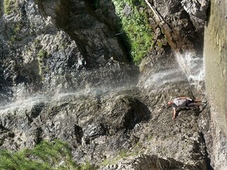 Wasserfall am Panoramaweg Steinberg