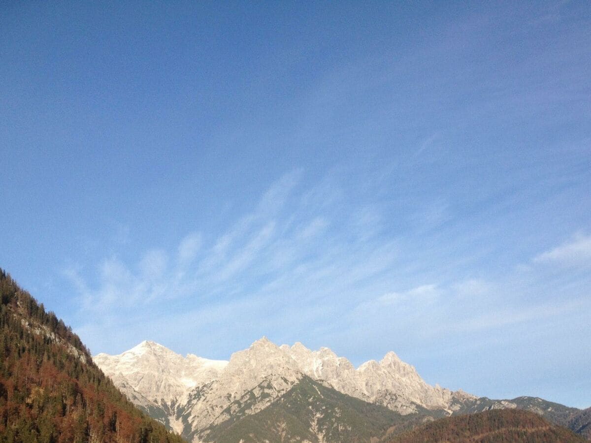 Blick auf die Loferer Steinberge