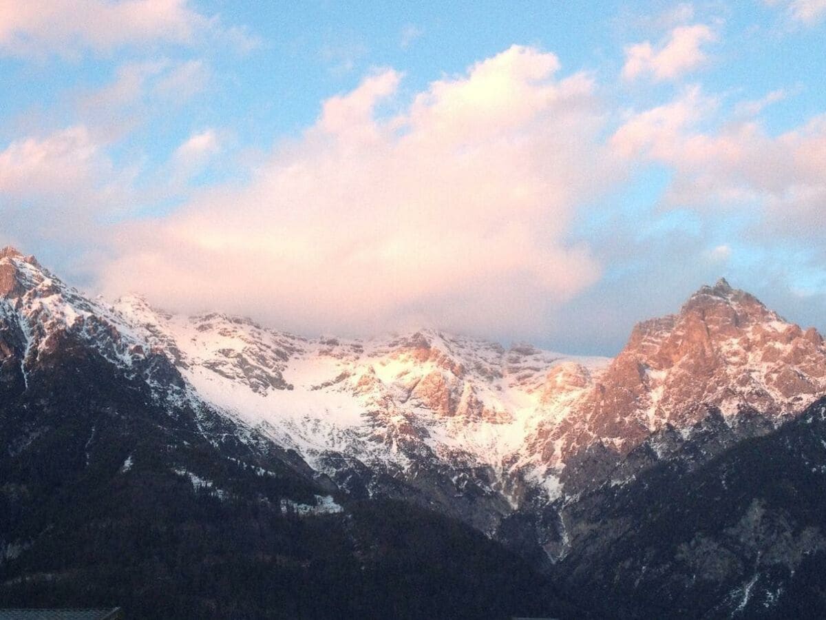 Ausblick Wohnung  A im Winter