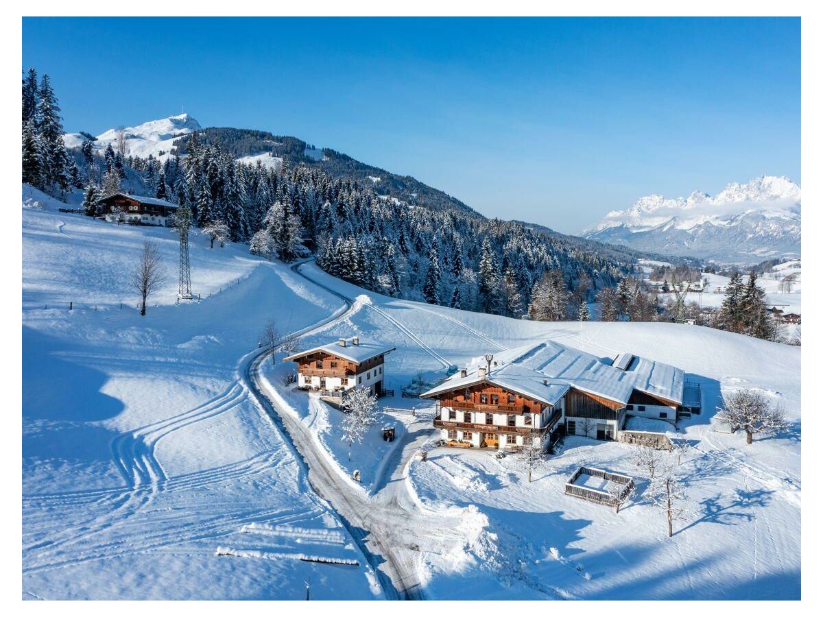 Biobauernhof Niederlehen im Winter