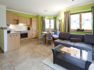 Wohnbereich mit Küche Top 1-3