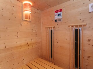 Infrarotkabine  innen
