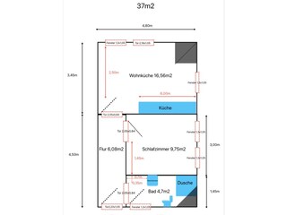 Vakantieappartement Kronsgaard Grondplan 29
