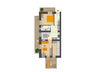 Appartamento Naturns Pianta del piano 23