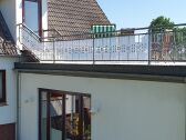 Die Dachterrasse der Ferienwohnung