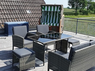 Sitzgruppe auf der Terrasse