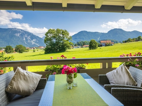 Ferienwohnung Hörndlwand Ruhpolding Bergblick