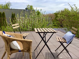 gemütliche Dachterrasse