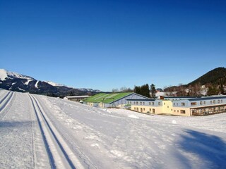 Hotelresort im Winter