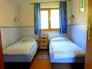 Schlafraum mit getrennten Betten - Erlaufsee