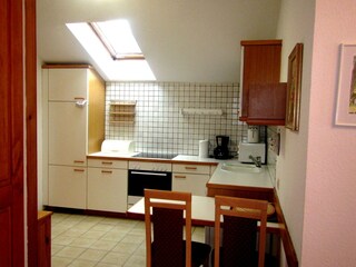 Küche mit Esstisch - Gemeindealpe