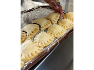 Räucherlachstascherl Vorbereitung Heringschmaus