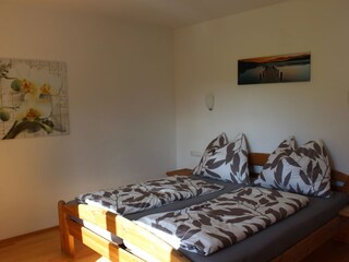 Schlaftzimmer Nr. 1 mit Doppelbett