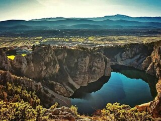 Blue Lake in Imotski