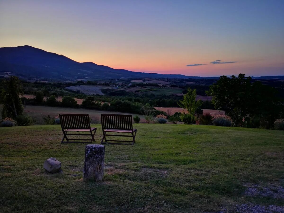 Sonnenuntergang vom Haus aus