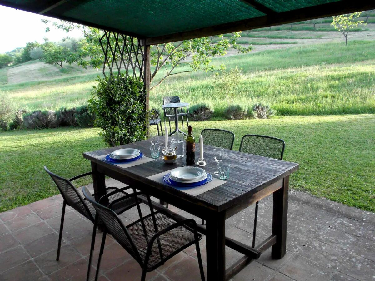 Ferienhaus Leccino - überdachte Terrasse