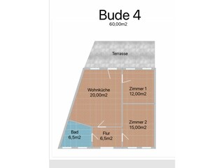 Vakantieappartement Kronsgaard Grondplan 34